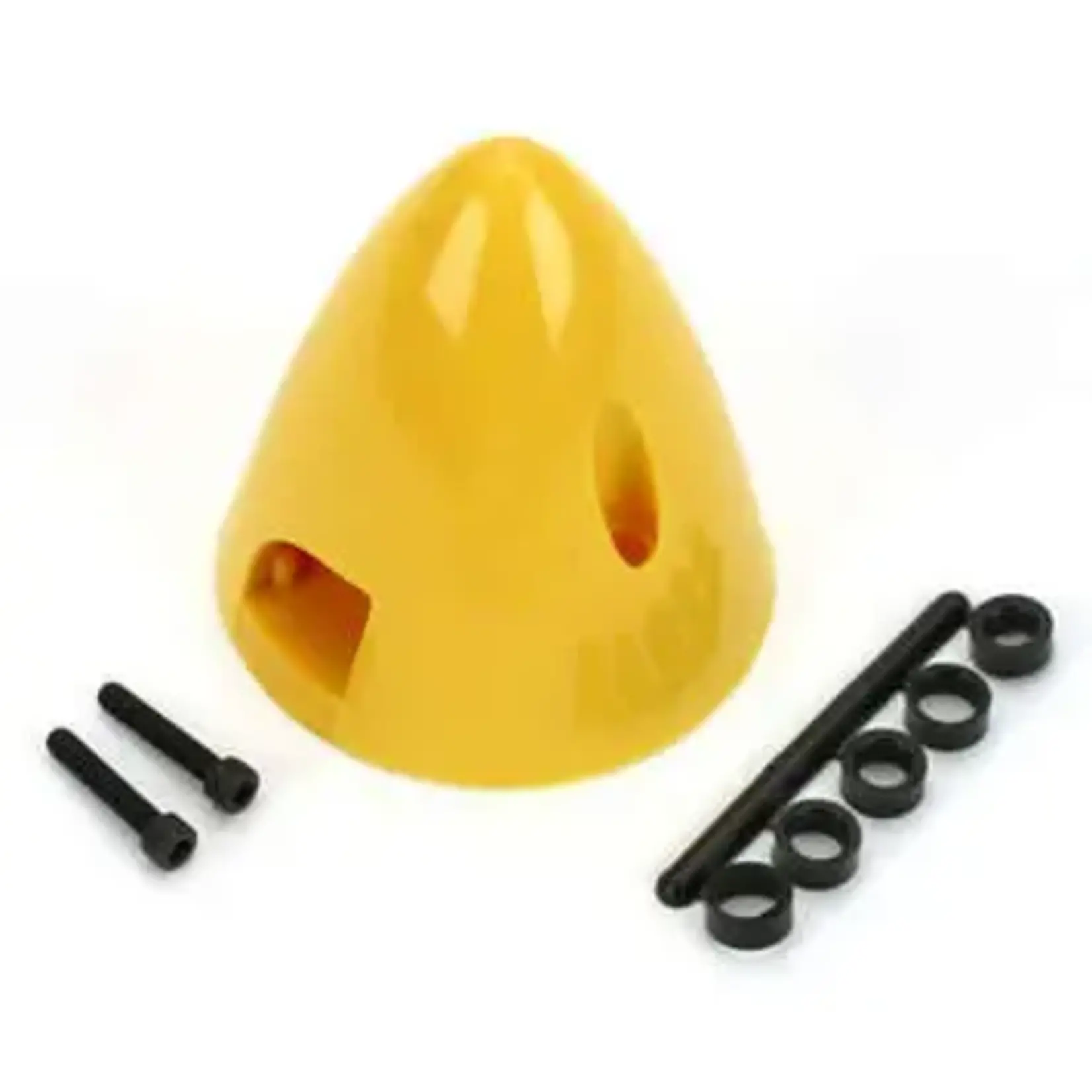 DuBro DUB293 DuBro 4 Pin Spinner (Yellow) (2-3/4")
