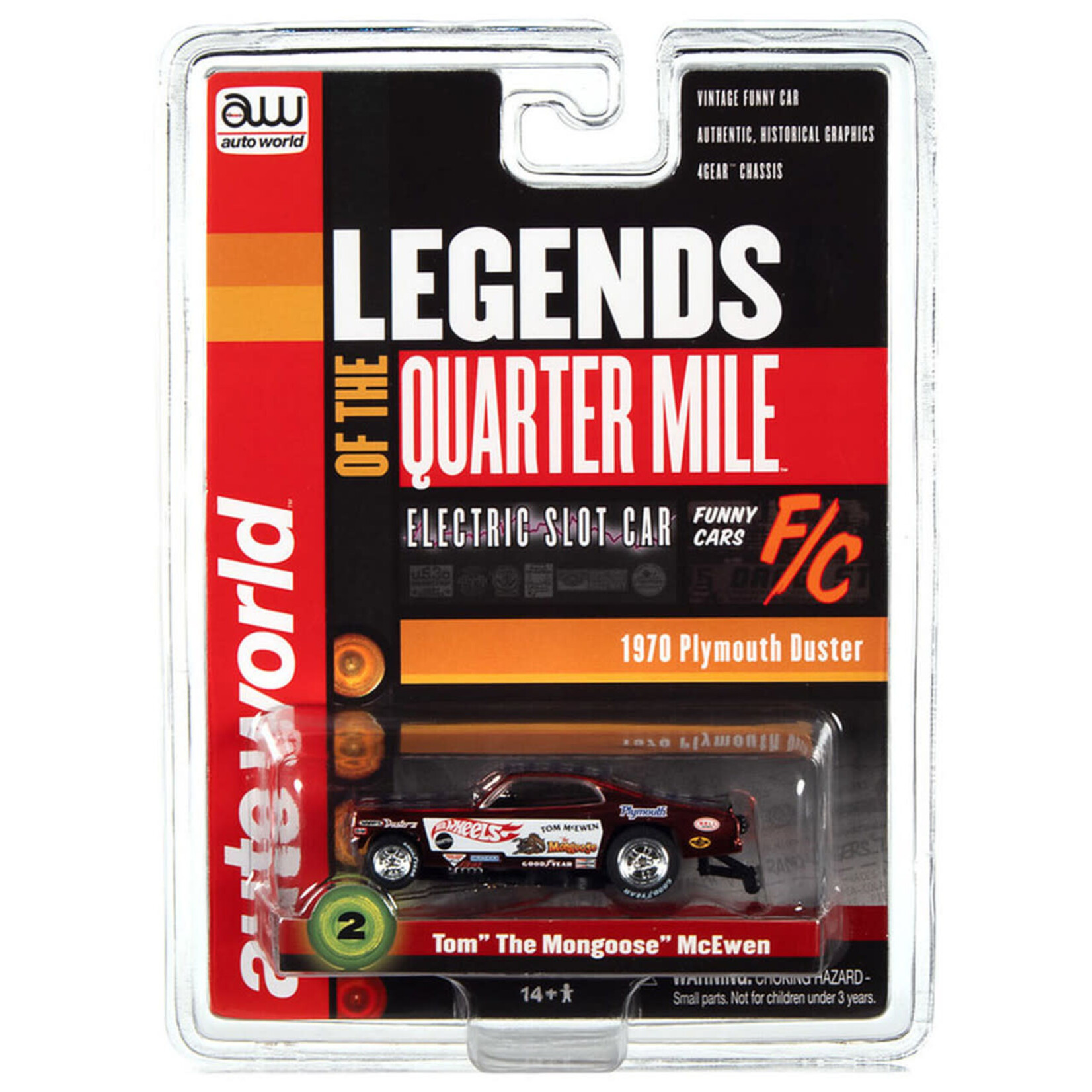 Auto World SC369-2 Auto World Xtraction Tom "The Mongoose" McEwen Legends of the Quarter Mile