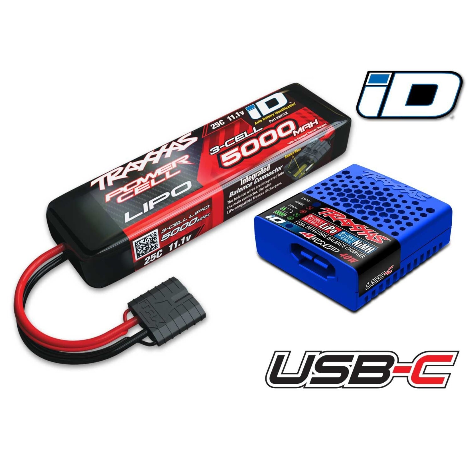 Traxxas TRA2985-3S Traxxas 3s LiPo Completer w/ USB-C Charger