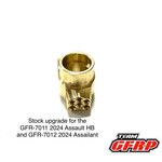 Team GFRP GFR-7004M Team GFRP Metric Brass Rear Hub (Dirt Oval)