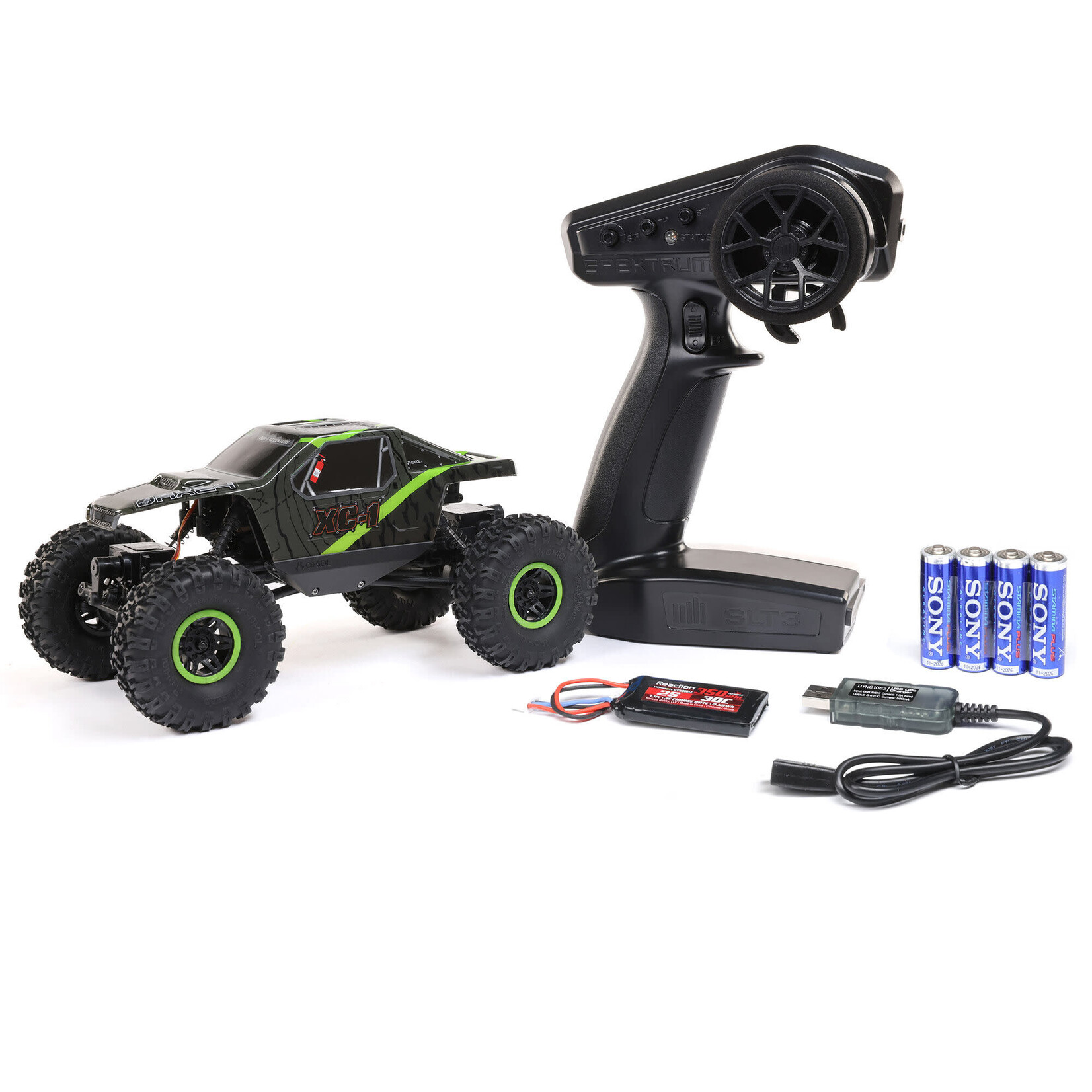 Axial AXI00003T1 Axial AX24 XC-1 1/24 4WD RTR 4WS Mini Crawler (Green)