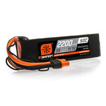 Spektrum SPMX22003S50 Spektrum 2200mAh 3S 11.1V 50C Smart LiPo Battery; IC3