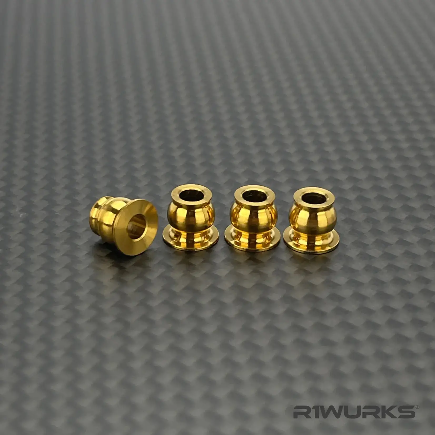 R1 R1900009 R1WURKS Titanium Lower Shock Pivot Balls