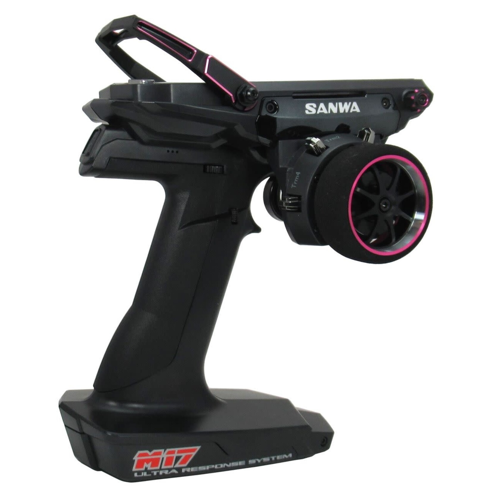 Sanwa SNW101A33063A Sanwa/Airtronics Limited Edition M17 FH5 4-Channel 2.4GHz Radio System (Pink) w/RX-493i Receiver