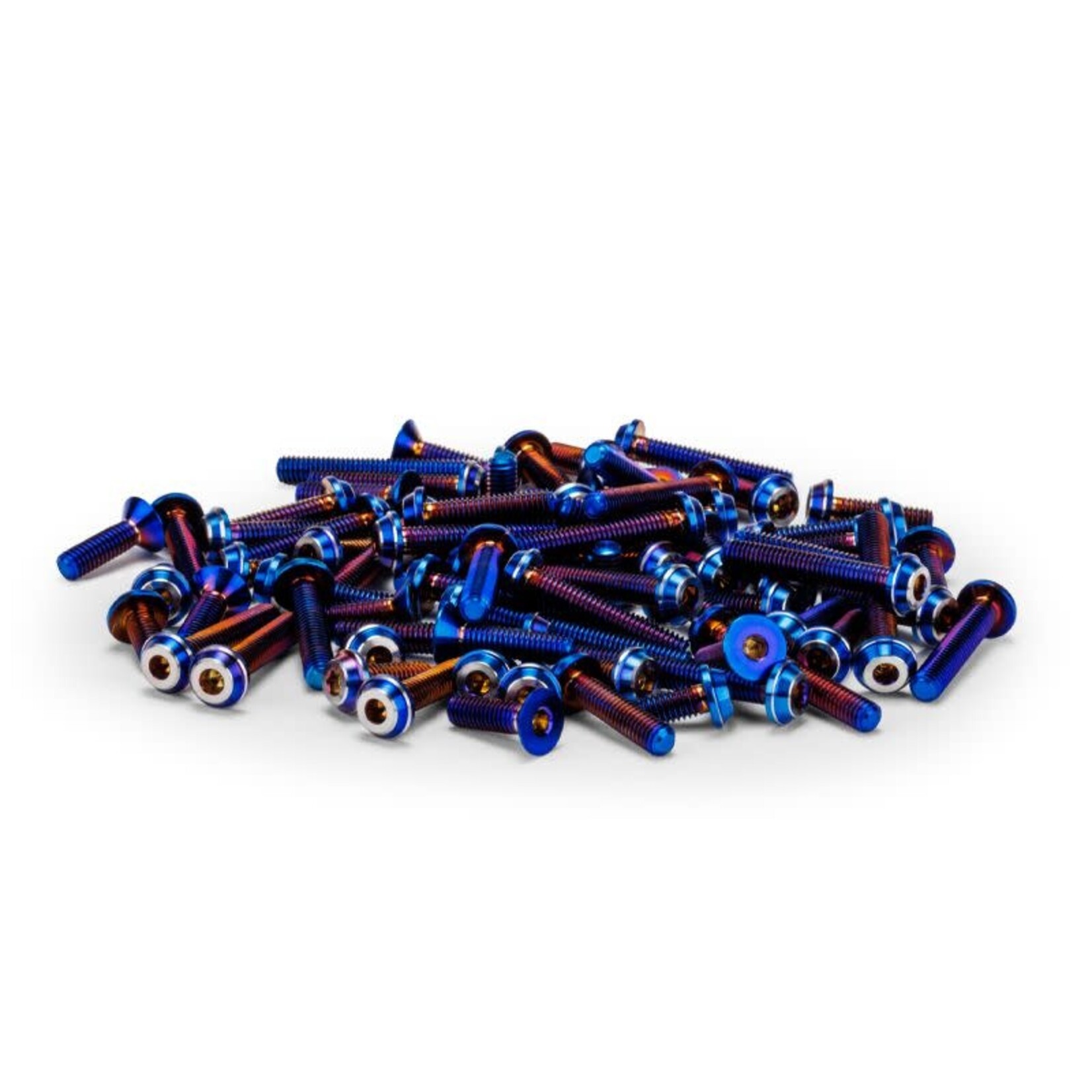JConcepts JCO5138-1 JConcepts - RC10B7 Titanium top hat screw set, upper (blue)
