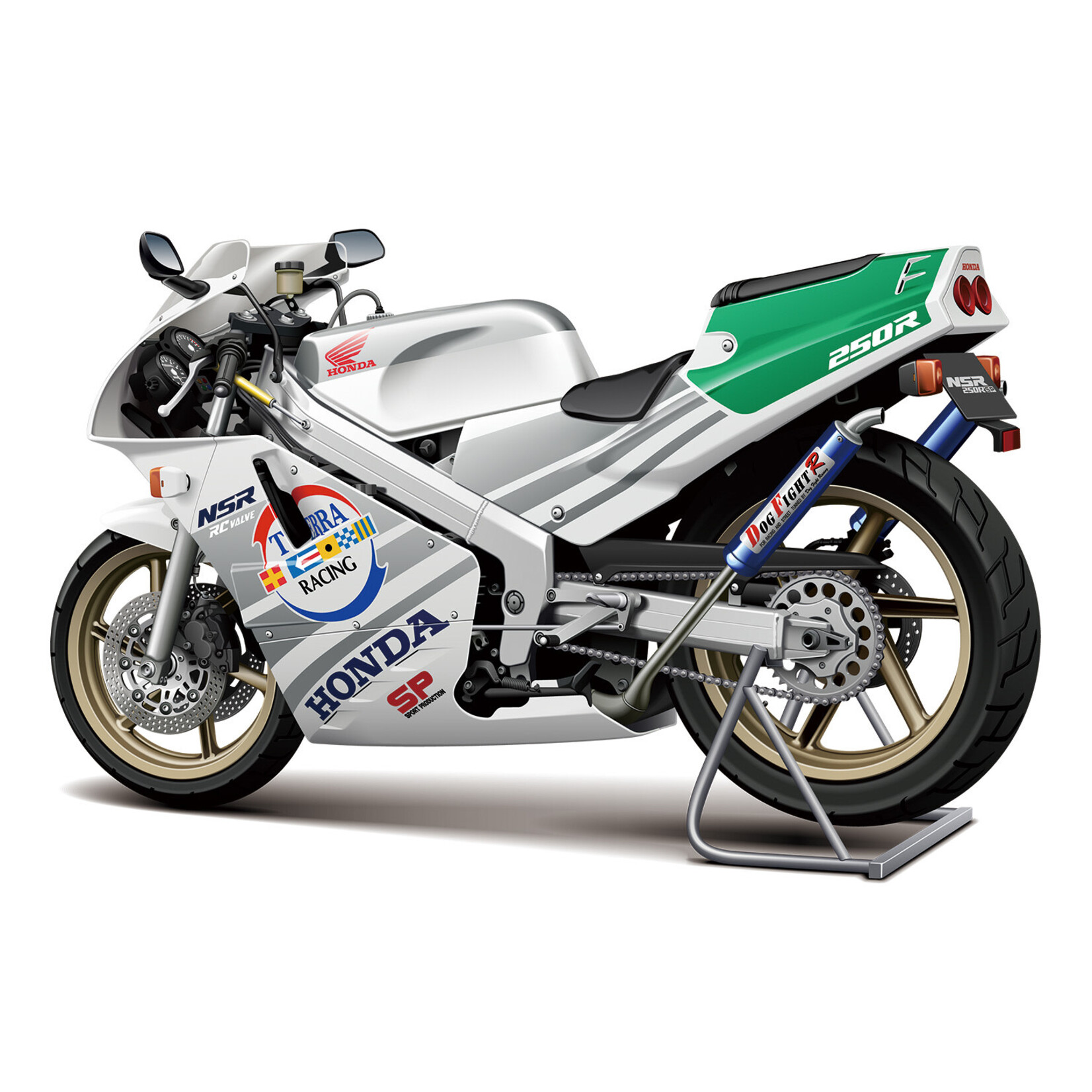 Aoshima AOS-06513 Aoshima 1/12 Honda MC18 NSR250R SP Custom '89
