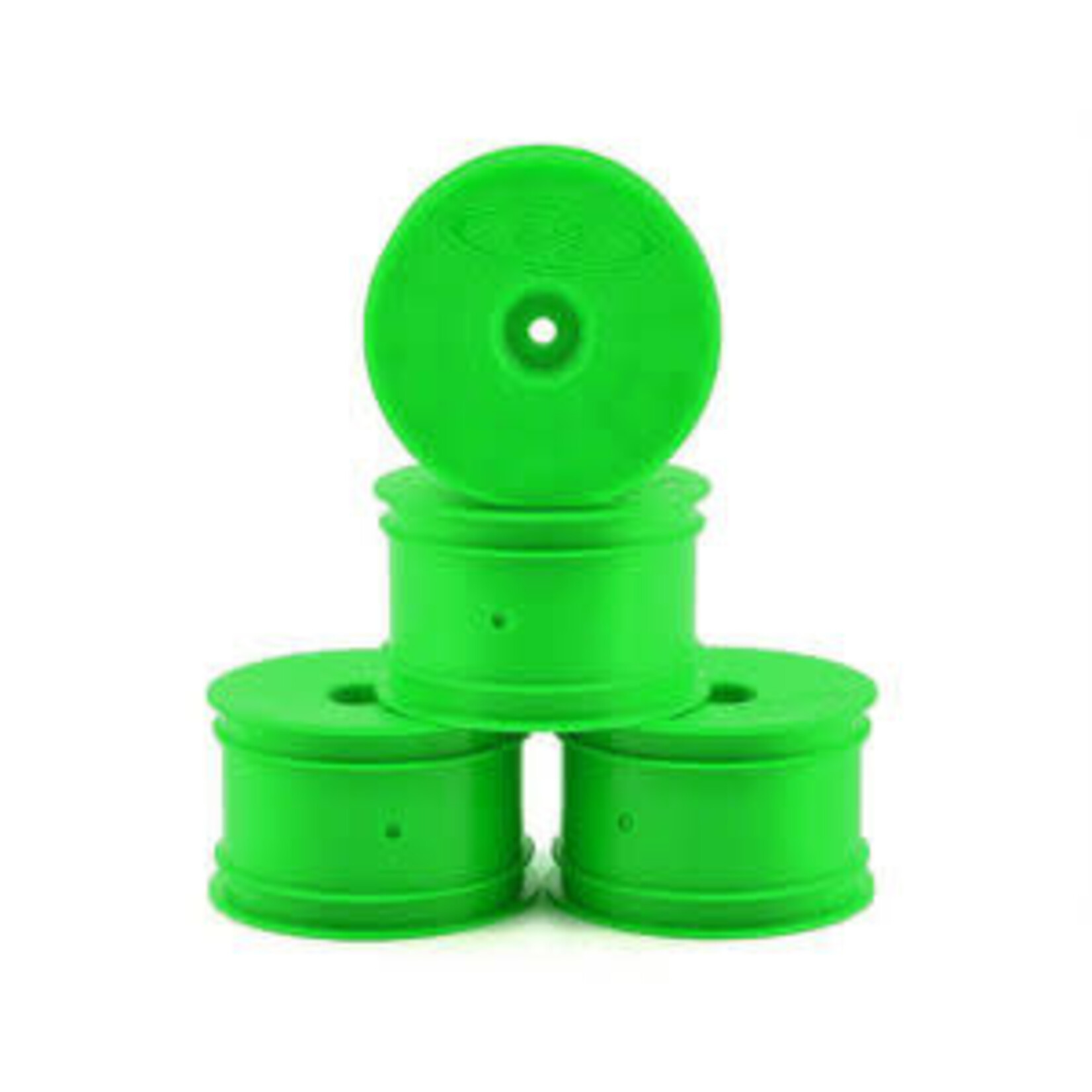 DE Racing DERSB4ARG DE Racing Speedline Buggy Wheels for Associated B6.1 - B64 / TLR 22 4.0 - 22-4 / Rear / Green (4 pcs)