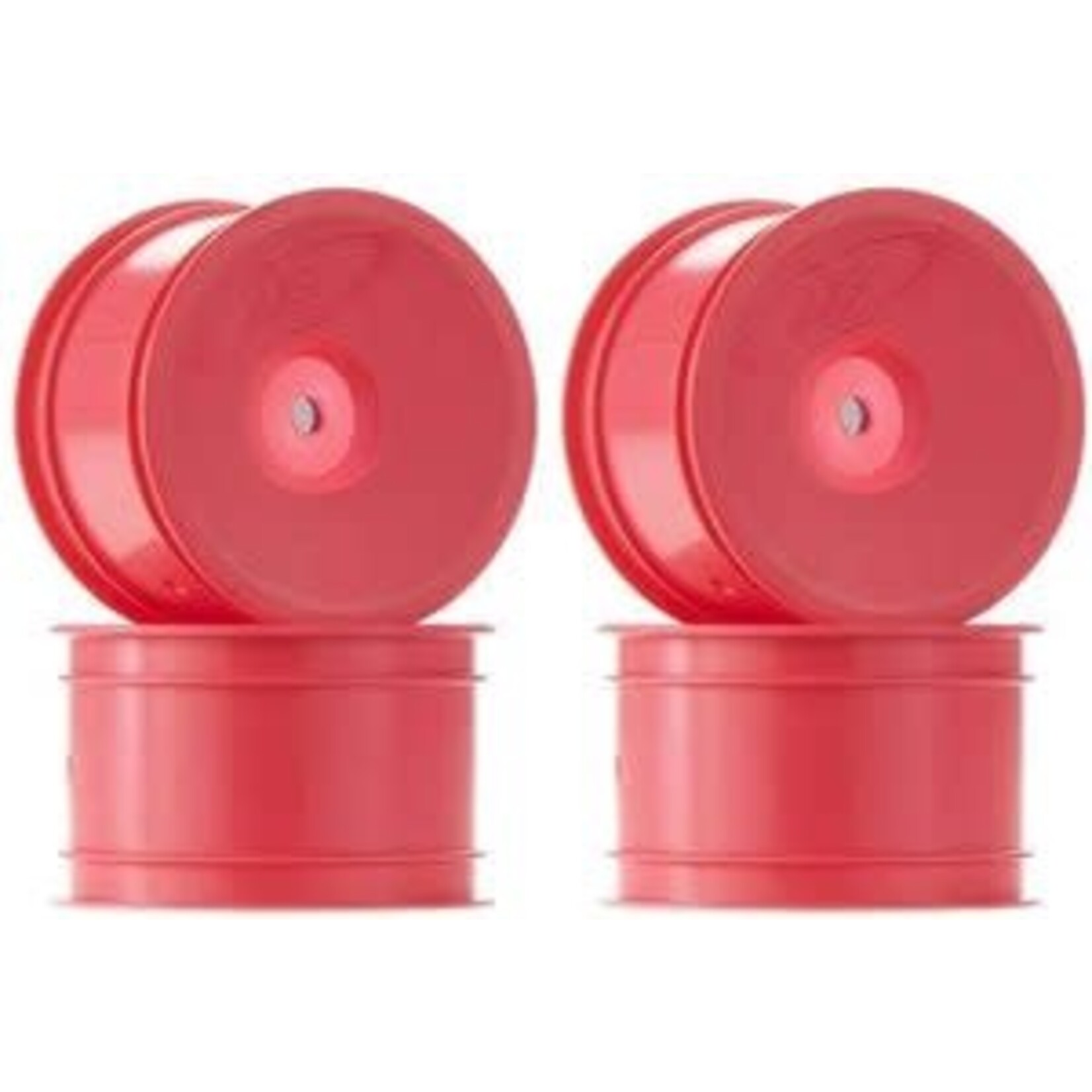 DE Racing DERSB4ARP DE Racing Speedline Buggy Wheels for Associated B6.1 - B64 / TLR 22 4.0 - 22-4 / Rear / Pink (4 pcs)