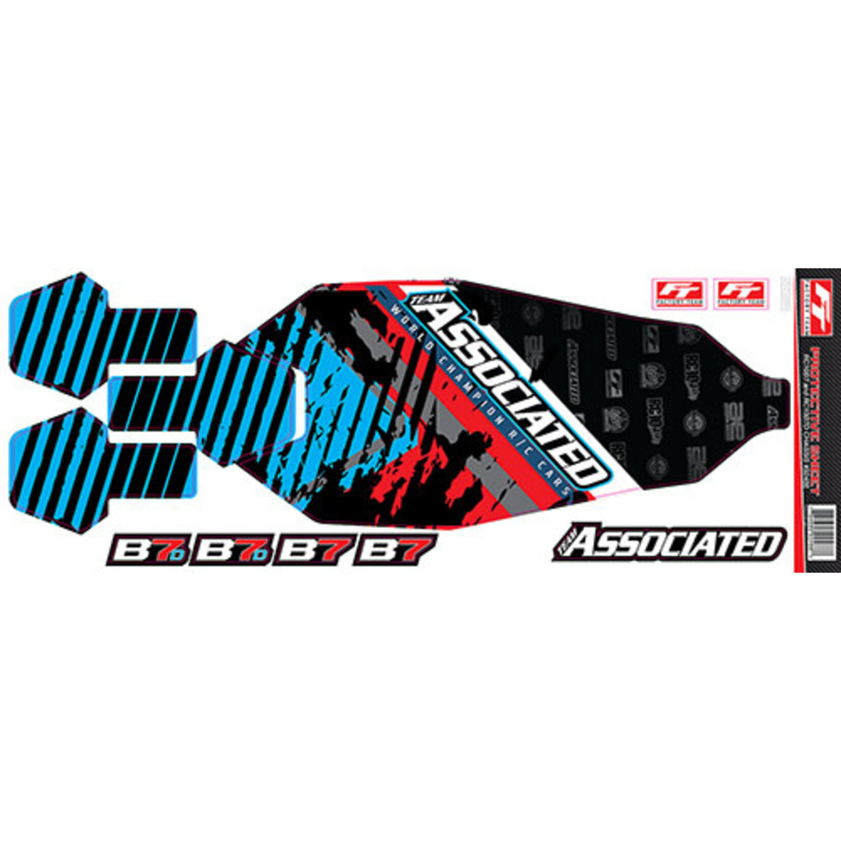 Team Associated ASC92488 Associated RC10B7 Chassis Protective Sheet
