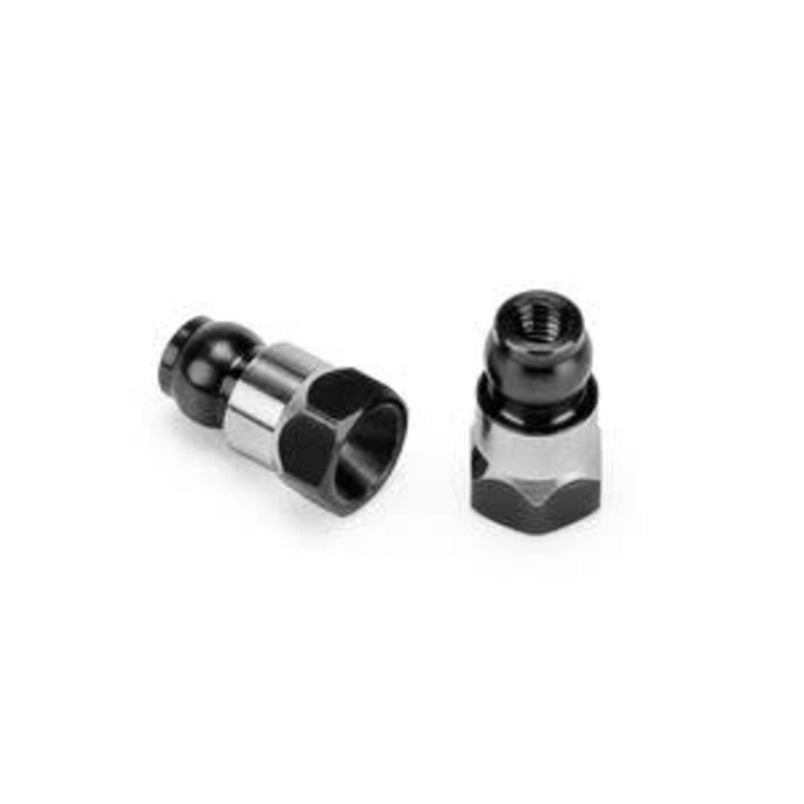 JConcepts JCO5160-2 JConcepts - RC10B7 Fin titanium rear stand-off, (stealth black) - 10mm