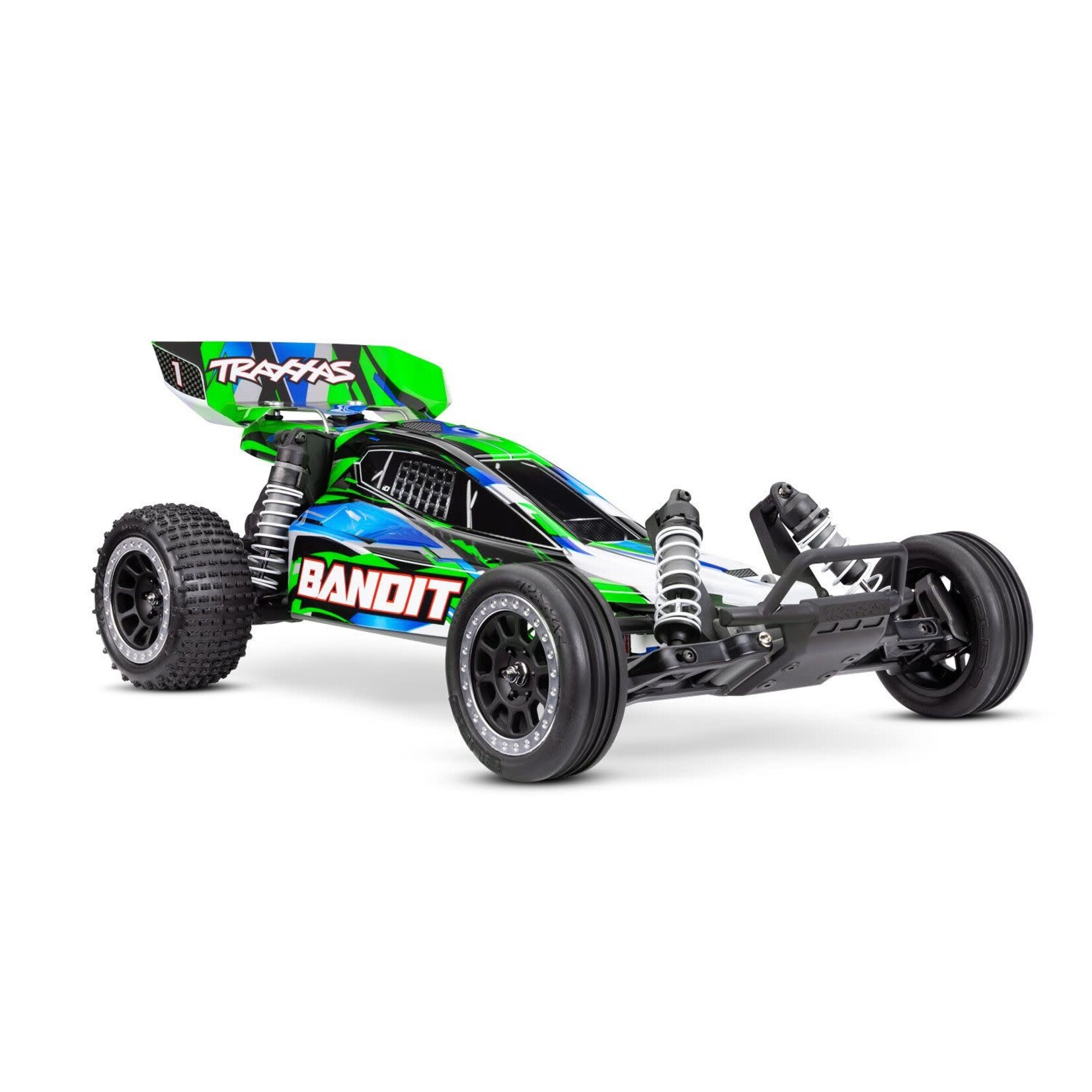 Traxxas TRA24254-8-GRN Traxxas Bandit HD 1/10 Extreme Sports Buggy w/USB-C Green