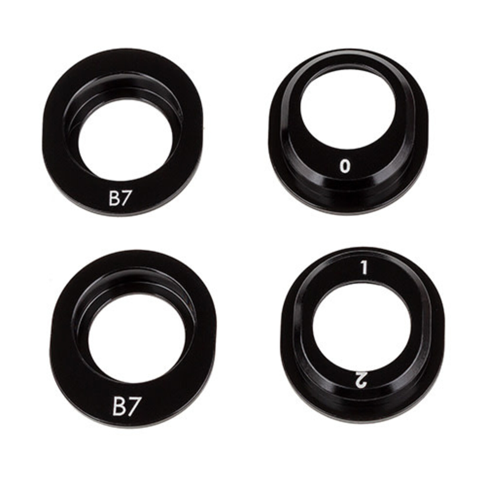 Team Associated ASC92455 Associated RC10B7 Factory Team Aluminum Differential Height Inserts (4)