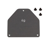 Team Associated ASC92444 Team Associated RC10B7 Factory Team Aluminum Servo Weight Plate (6g)