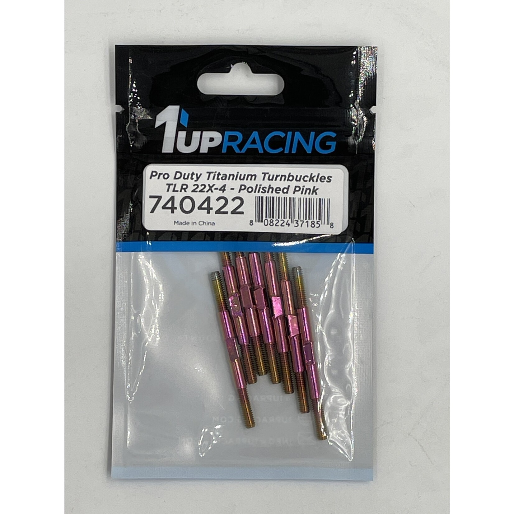 1UP 1UP740422 1Up Racing Pro Duty Turnbuckles - TLR 22X-4 Pink