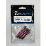 1UP 1UP740416 1Up Racing Pro Duty Turnbuckles - AE B74.2/B74.2D (Pink Anodized)