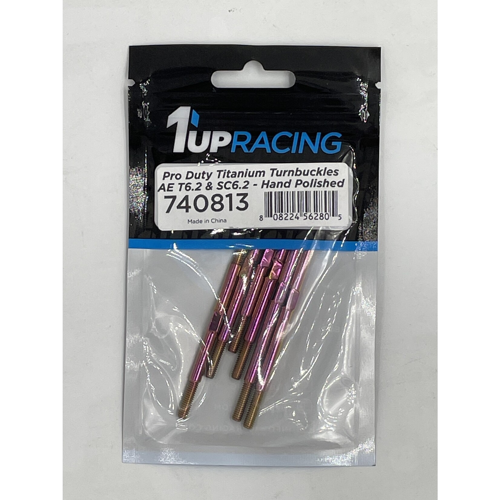 1UP 1UP740813 1Up Racing Pro Duty Turnbuckles - AE T6.2/SC6.2 Polished Pink