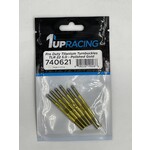 1UP 1UP740621 1Up Racing Pro Duty Titanium Turnbuckle Set - Hand Polished Gold - TLR 22 5.0