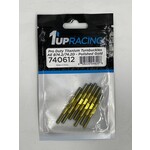 1UP 1UP740612 1Up Racing Pro Duty Titanium Turnbuckle Set - Hand Polished Gold - AE B74.