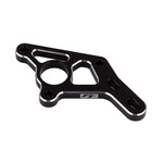 Team Associated ASC92476 Associtated RC10B7 FT Motor Mount, black aluminum