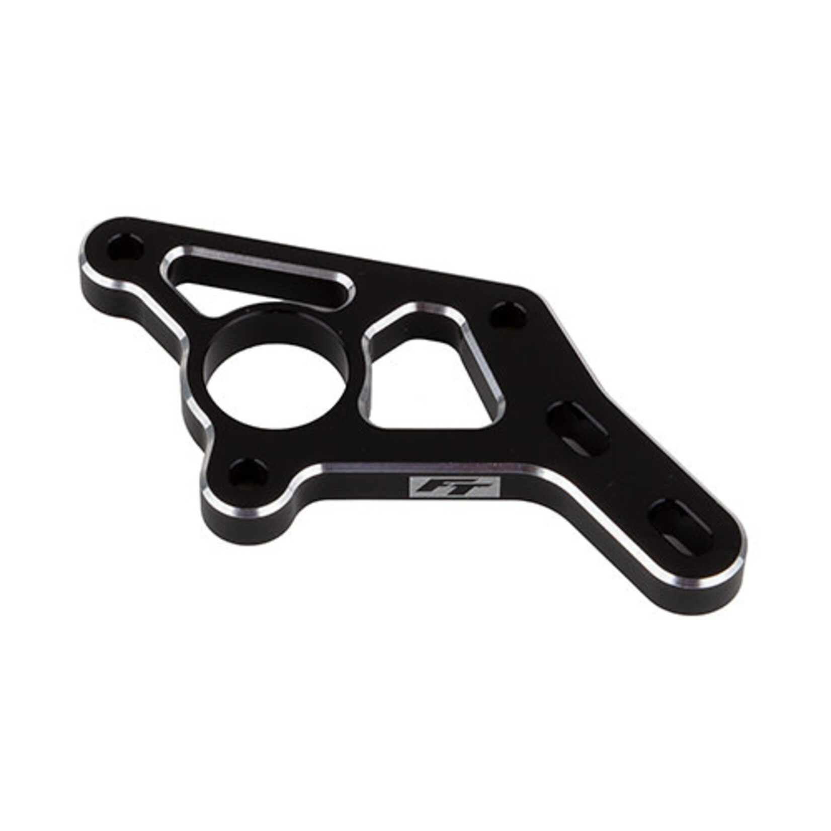 Team Associated ASC92476 Associtated RC10B7 FT Motor Mount, black aluminum