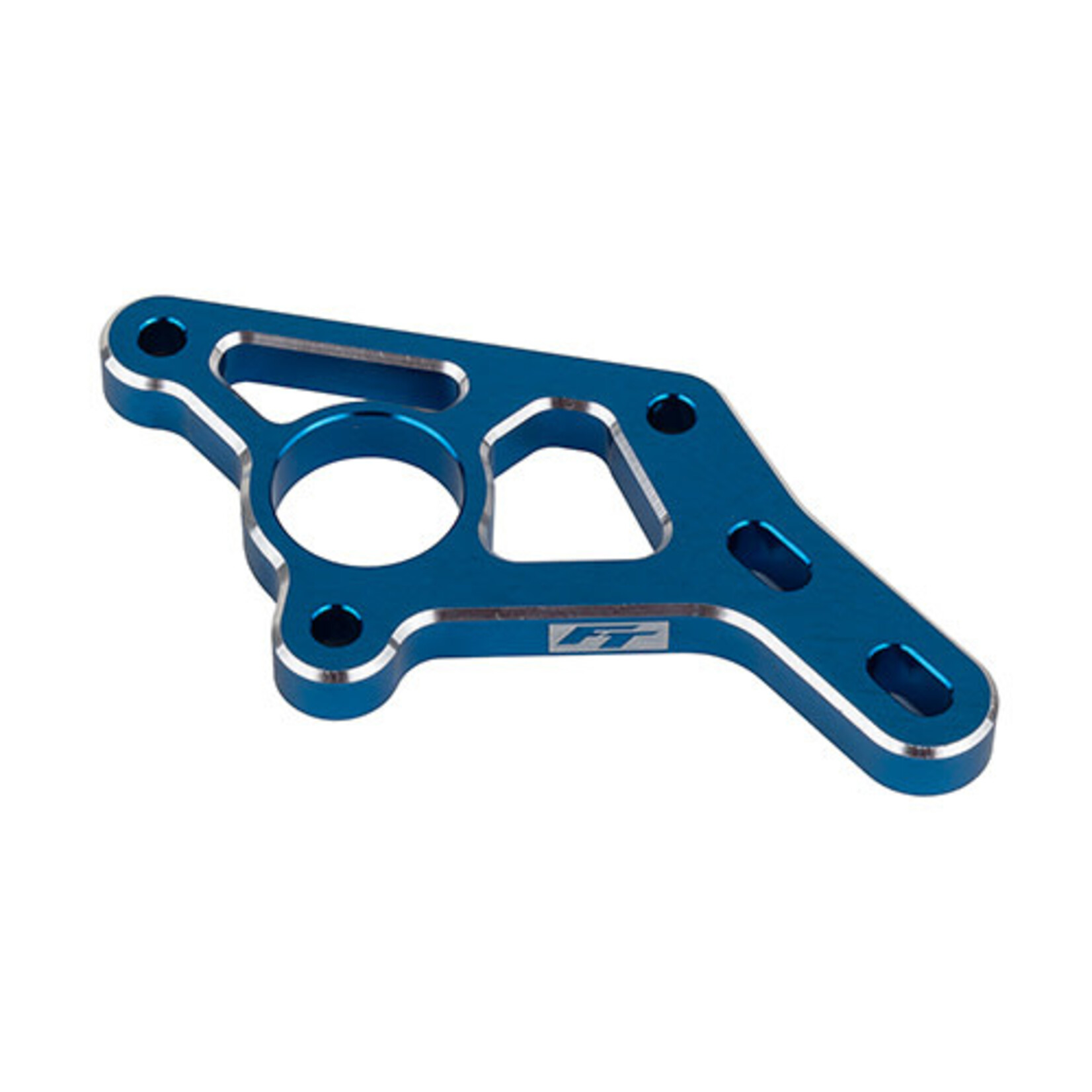 Team Associated ASC92475 Associated RC10B7 FT Motor Mount, blue aluminum