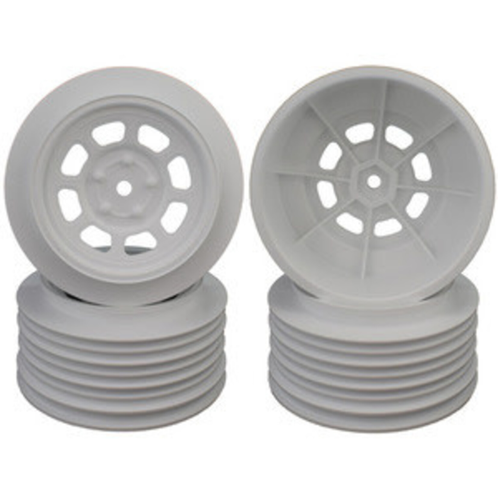 DE Racing DERDS4FW DE RACING Speedway SC Wheels for Traxxas Slash Front White