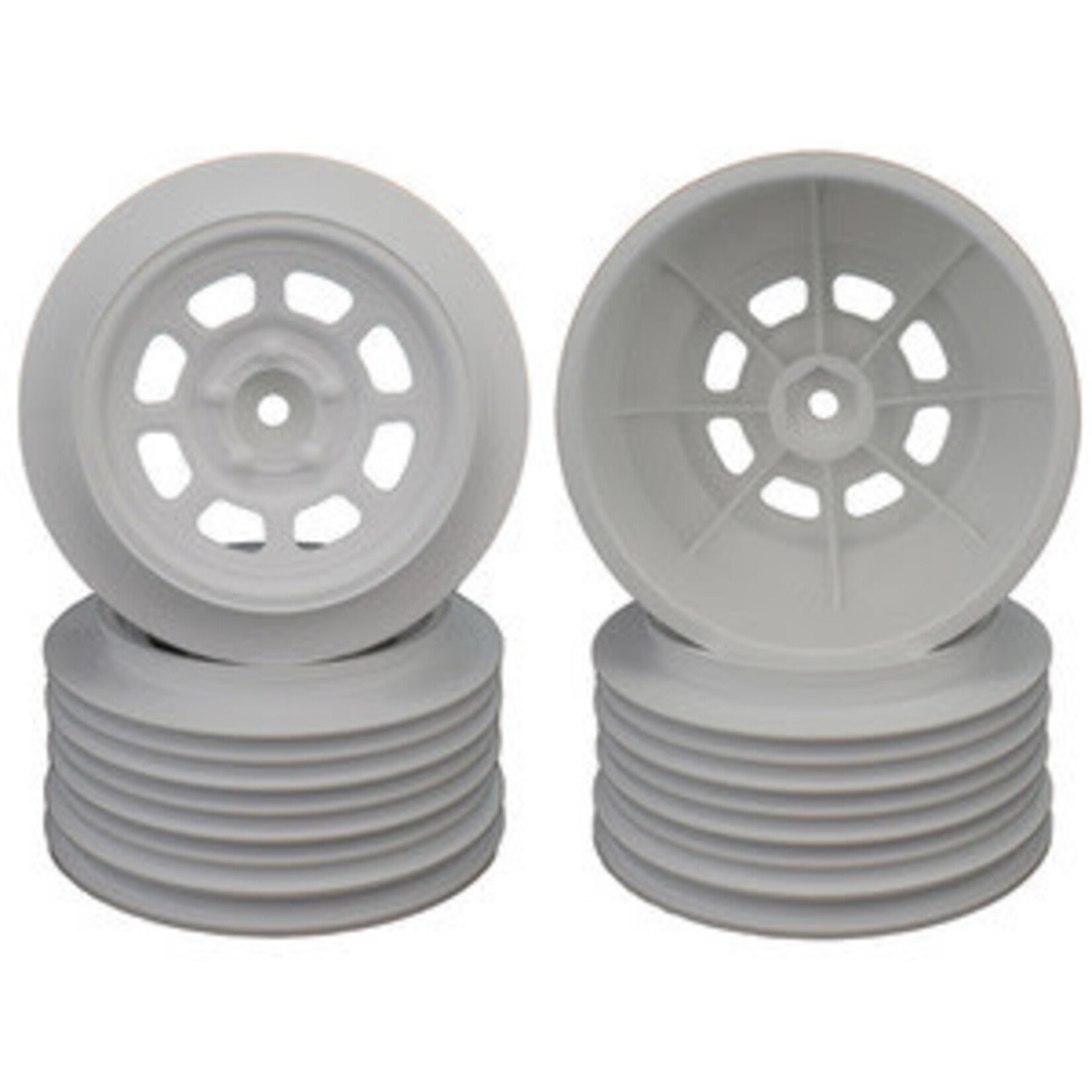 DE Racing DERDS4RW DE RACING Speedway SC Wheels for Traxxas Slash Rear White