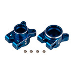 Team Associated ASC92471 Associated RC10B7 Factory Team Aluminum Rear Hub Set (Blue) (2)