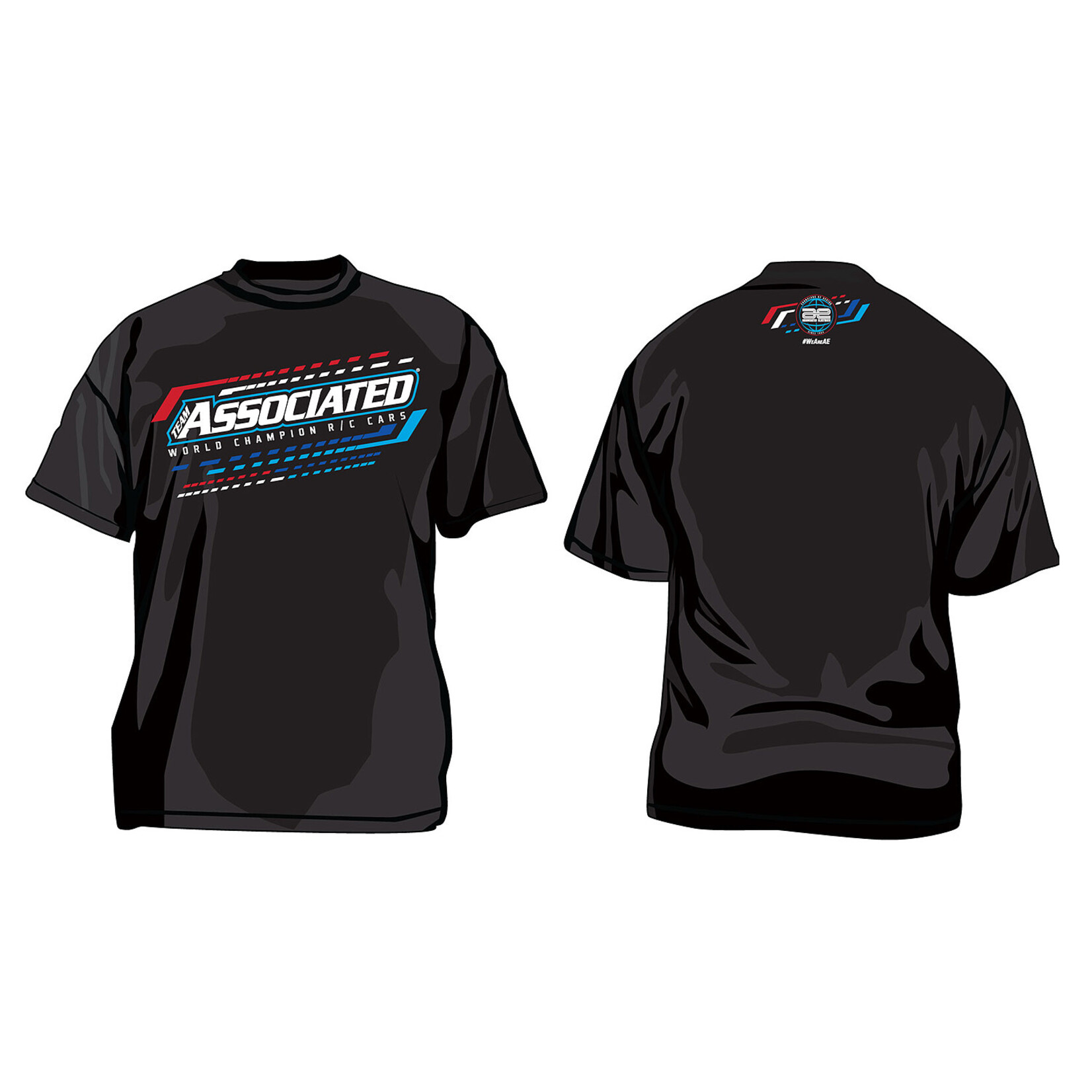 Team Associated ASC97118 Team Associated WC23 T-Shirt (Black) Small