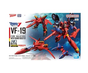 Bandai 2741376 HG #05 VF-19 Custom Fire Valkyrie with Sound