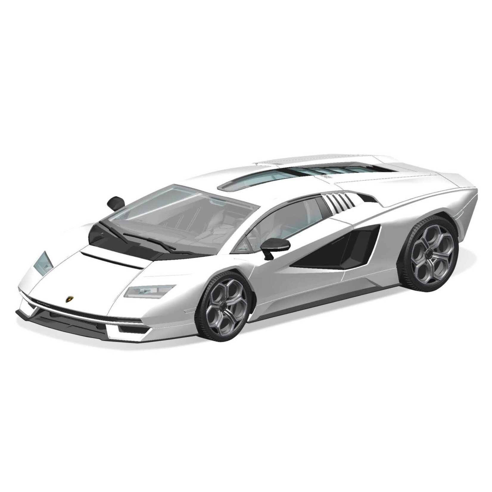 Aoshima AOS-06539 Aoshima 1/32 SNAP KIT #19-A Lamborghini Countach LPI 800-4(White)