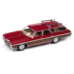 Auto World AWSP169A Auto World 1970 Chevy Kingswood (Cranberry Red) 1:64 Diecast