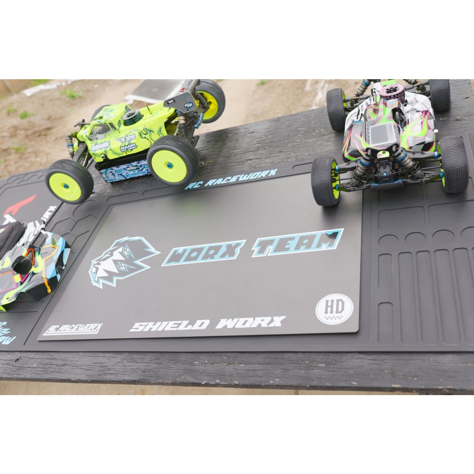 RC Raceworx C84-056-WE-BLU RC Raceworx Shield Worx Prep Board HD - Team Edition Blue