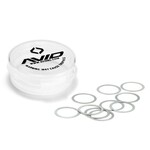 Avid RC AV-SHIM-SS-1001 Avid 10x12.5x0.1mm Stainless Steel Shims (10)