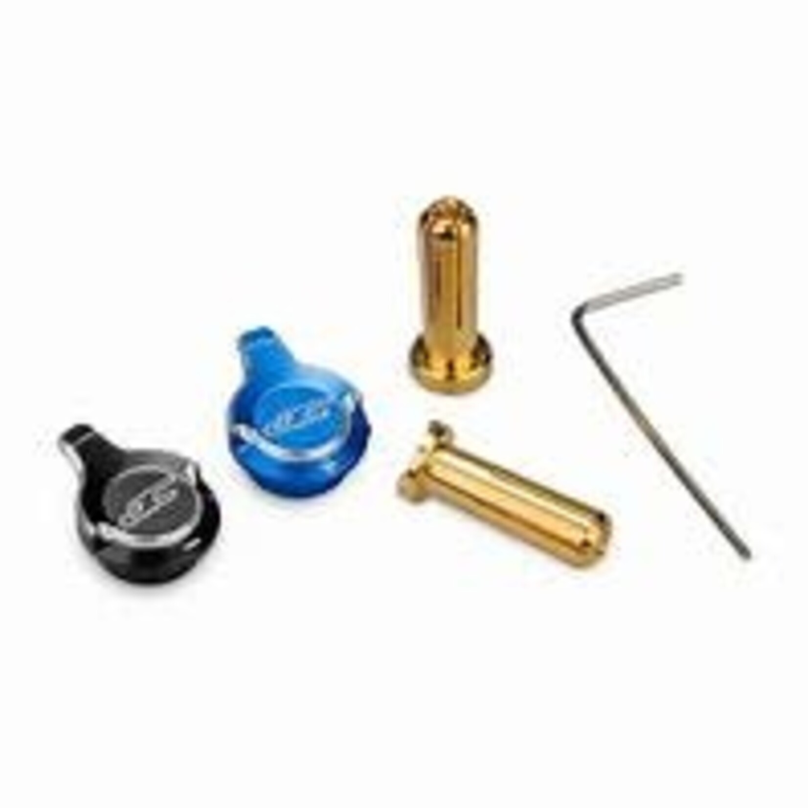 JConcepts JCO5029 JConcepts Battery Plug Pull Set, w/Plugs, Blue + and Black -