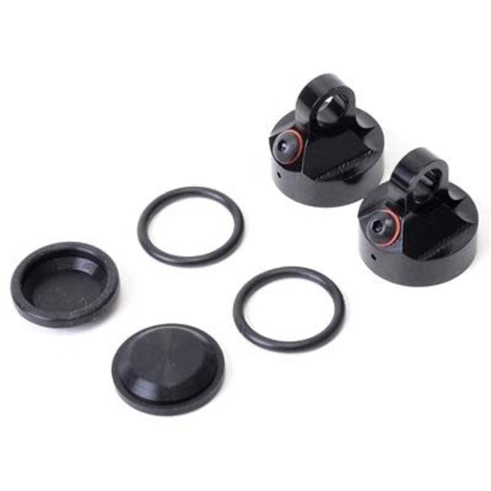 Schumacher Racing U4209 Schumacher Vented Shock Caps - Big Bore - (pr)