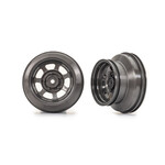 Traxxas TRA10471 Traxxas Slash Modified Dirt Oval Gray Front Wheels (2)