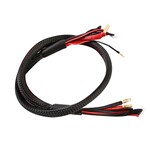 Gens Ace GEAC005 Gens Ace 2S/4S Charge Cable: 5mm battery bullet with 4.0mm bullet Connector to the charger