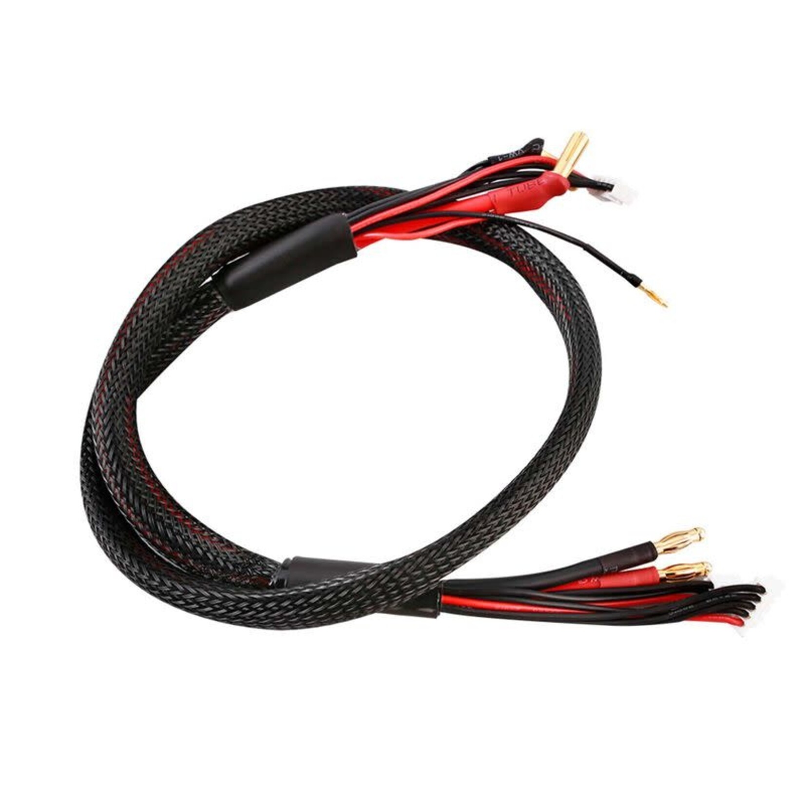 Gens Ace GEAC005 Gens Ace 2S/4S Charge Cable: 5mm battery bullet with 4.0mm bullet Connector to the charger