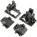 Tekno RC **TKR6519B Tekno RC EB410/ET410 Front & Rear Bulkhead Set (Revised)