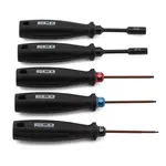 EcoPower ECP-3035 EcoPower 5-Piece RC Essential Tool Set (1.5/2.0/2.5mm Hex Drivers) (5.5/7mm Nut Drivers)