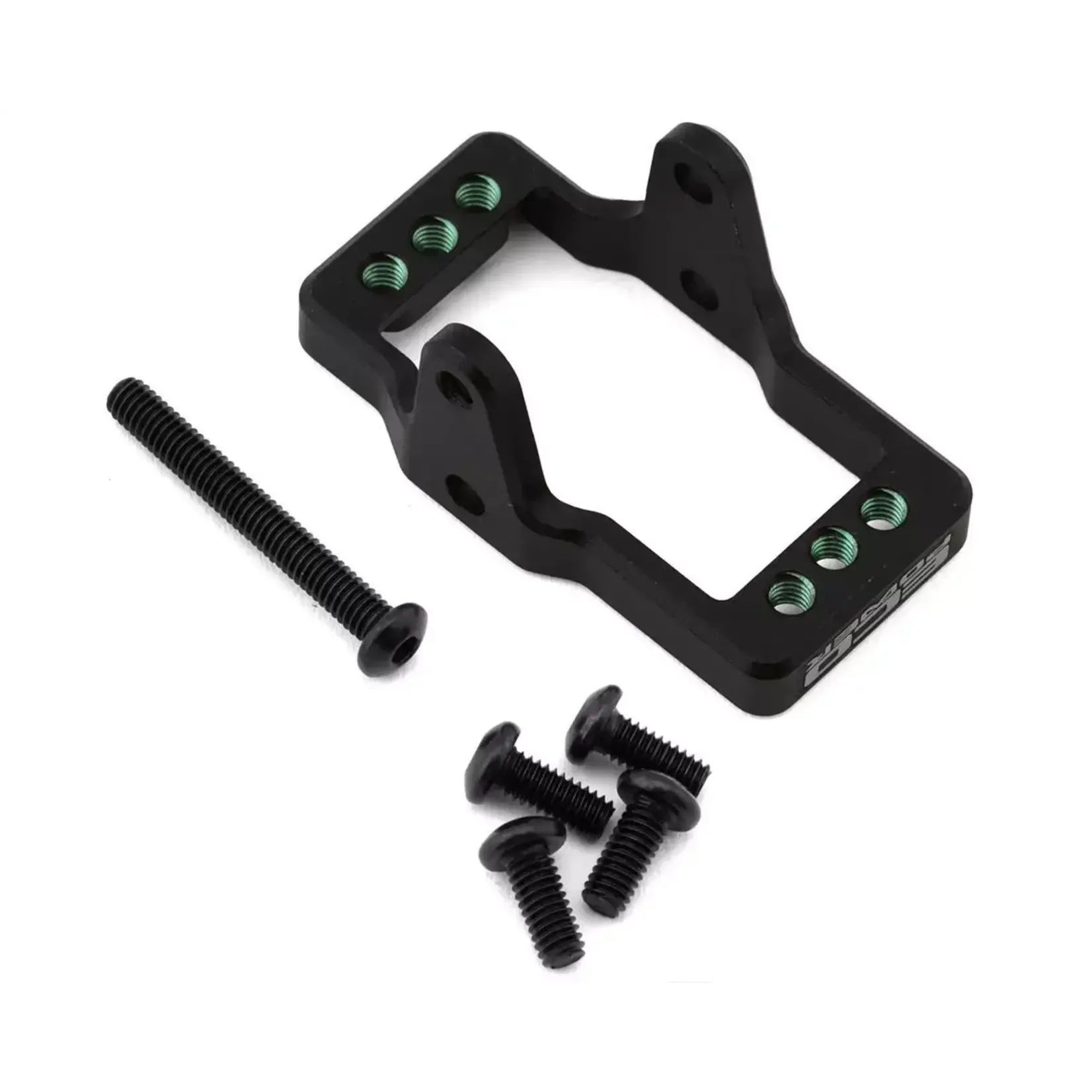 EcoPower ECP-3072 EcoPower CNC-Machined Aluminum Servo Mount for Traxxas™ TRX-4M (Black & Green)