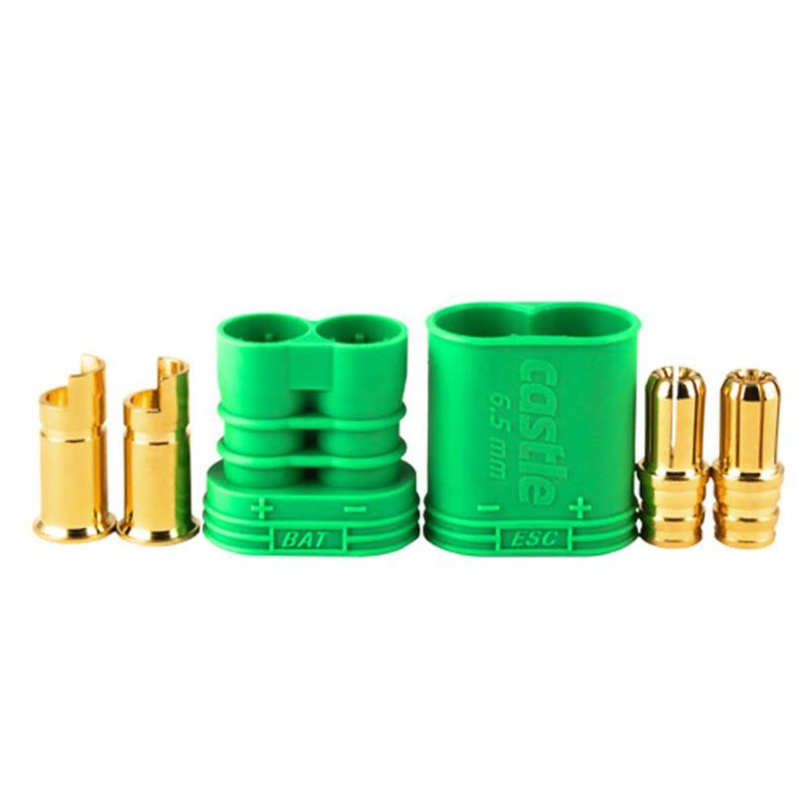 Castle Creations CSE011005300 Castle Creations 6.5mm Polarized Bullet Connector Set (Male/Female)