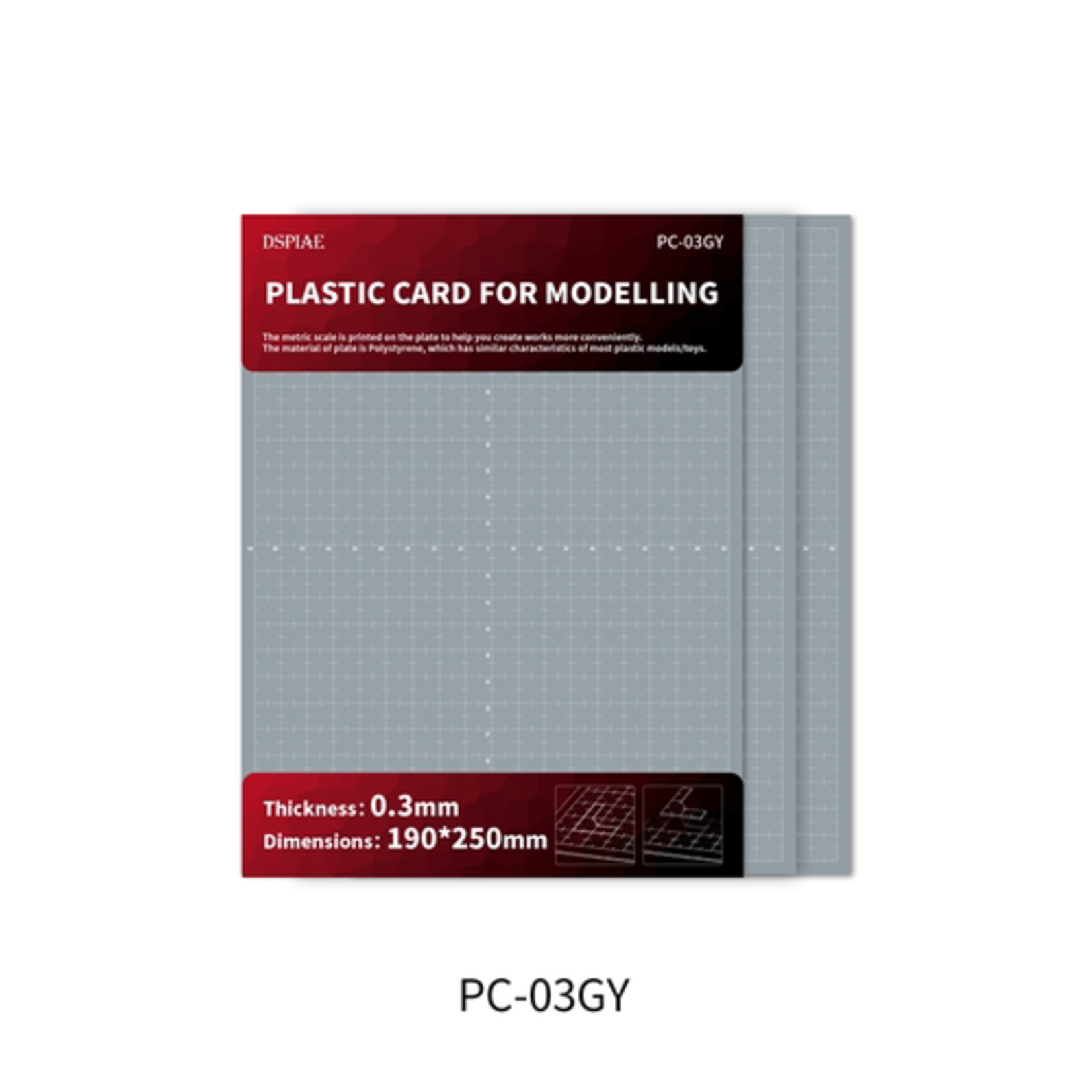 DSPIAE DS-PC-03GY Dspiae Model Plastic Card 0.3mm