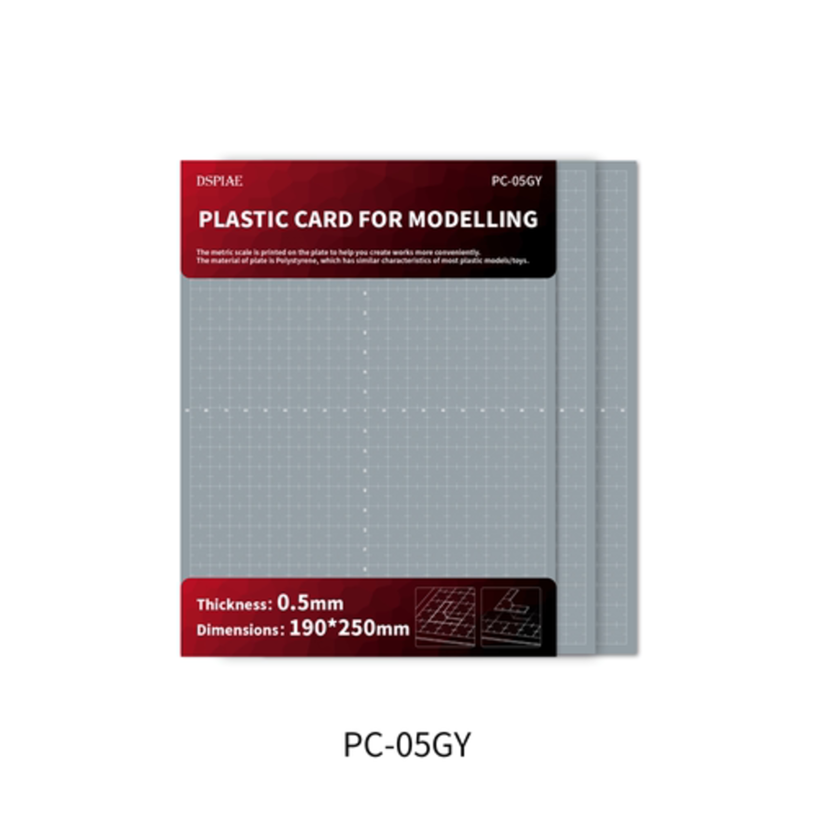 DSPIAE DS-PC-05GY Dspiae Model Plastic Card 0.5mm