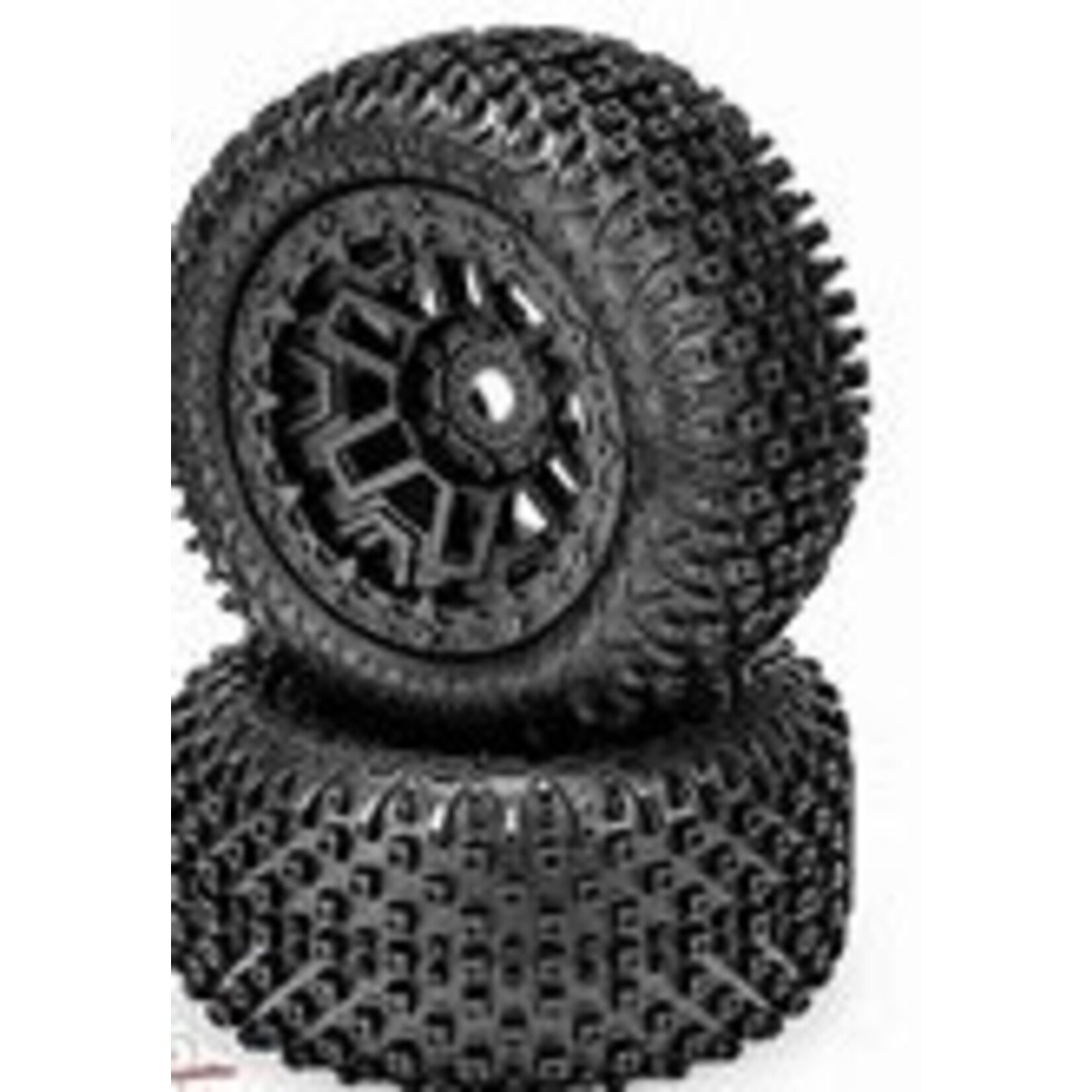 JConcepts JCO4089-39912 JConcepts Choppers Pre-Mounted Monster Truck Tires (Black) (2) w/17mm Hex