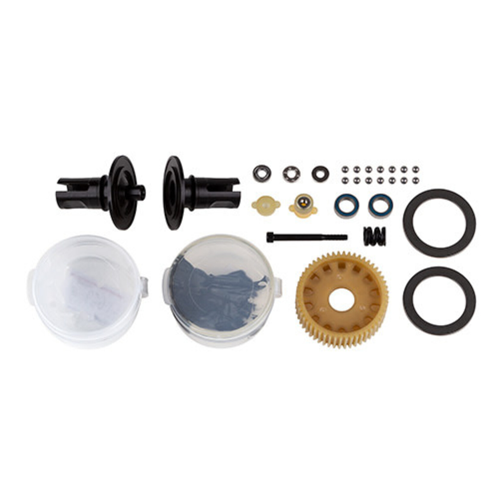 Team Associated ASC92498 Associated RC10B7 Ball Differential Set with Caged Thrust Bearing