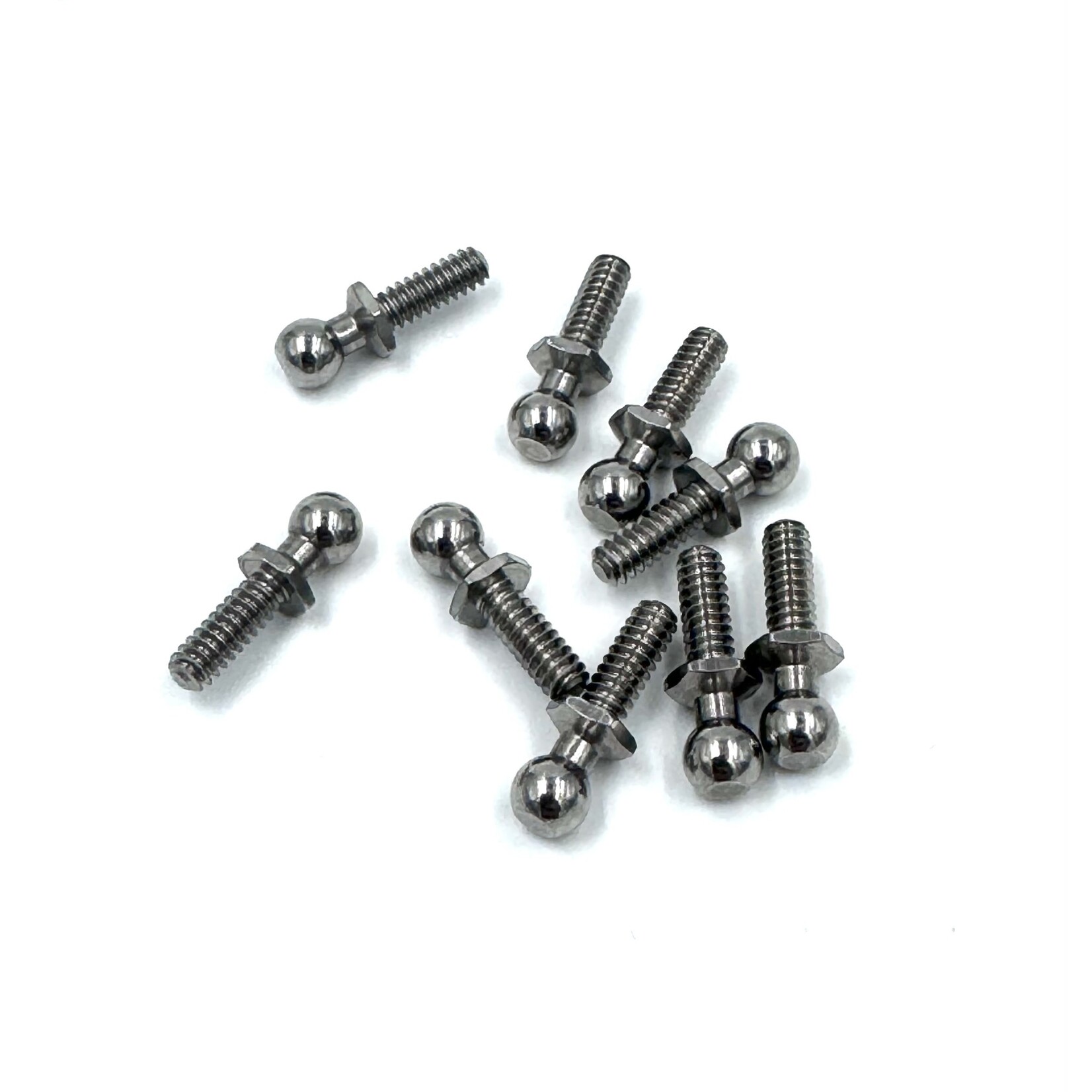 Team Associated ASC6273 Associated RC10 Ballstud Set .30, silver