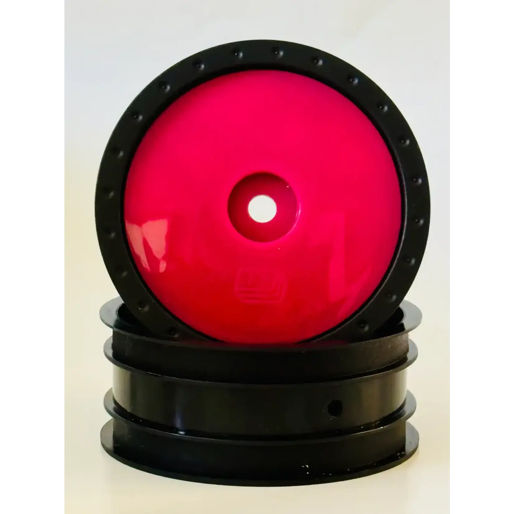 Whitz **WRP-WL-REAR-HPK Whitz  1/10 Whiplash Rear 2.2" 12mm Sprint Car Wheels (2) Hot Pink