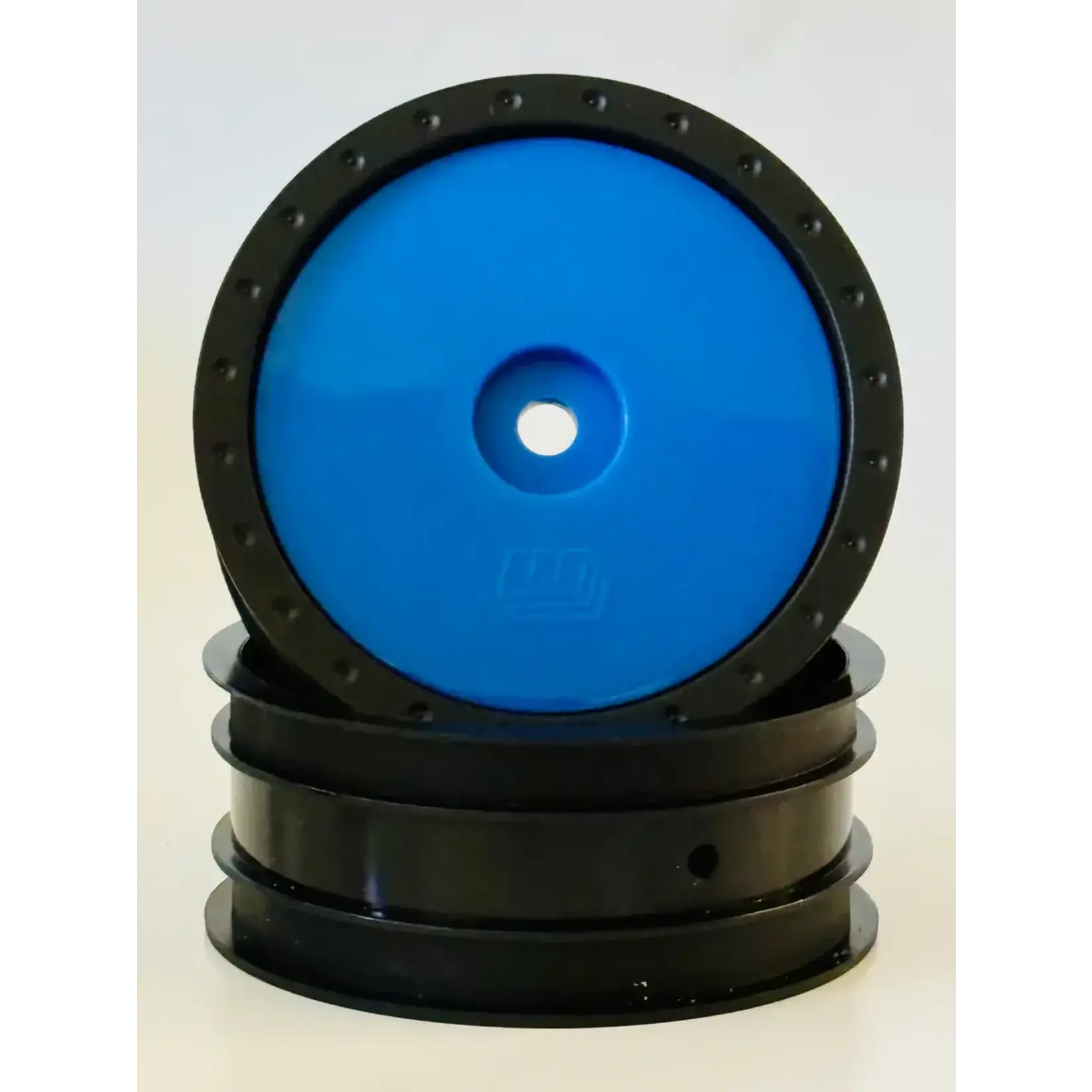 Whitz **WRP-WL-REAR-BLU Whitz  1/10 Whiplash Rear 2.2" 12mm Sprint Car Wheels (2)Blue